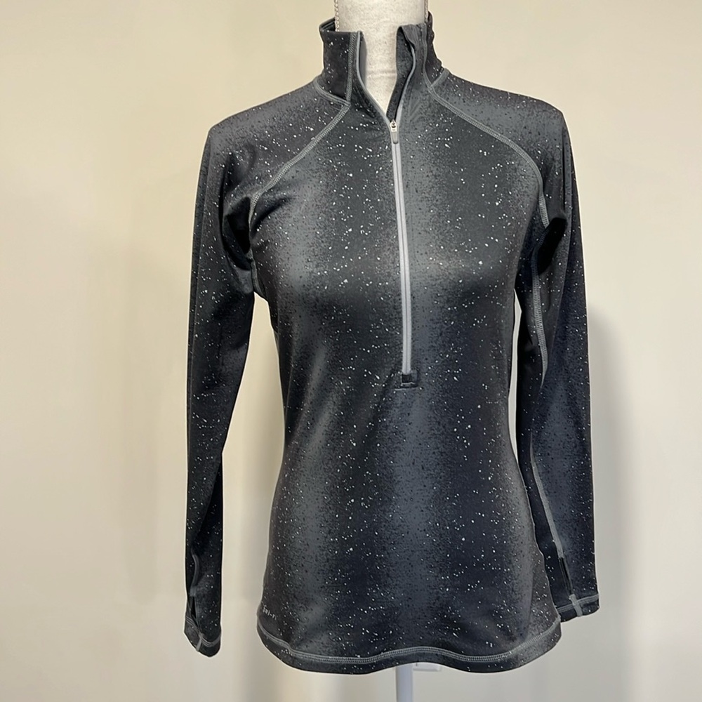 NIKE Dri-Fit 3/4 Zip Long Sleeve Top Size Medium